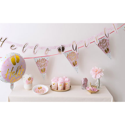 Tovaglioli Hello Girl di carta 33 cm