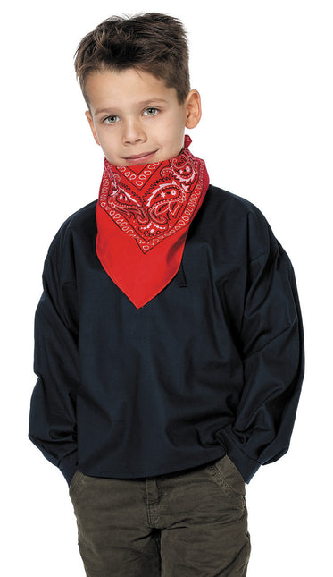 Smock da contadino bambino blu