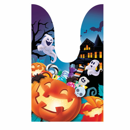 Sacchetti colorati per Halloween Zucca 13,5 cm