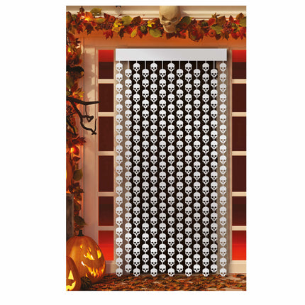 Tenda per porta Halloween Teschi 2m