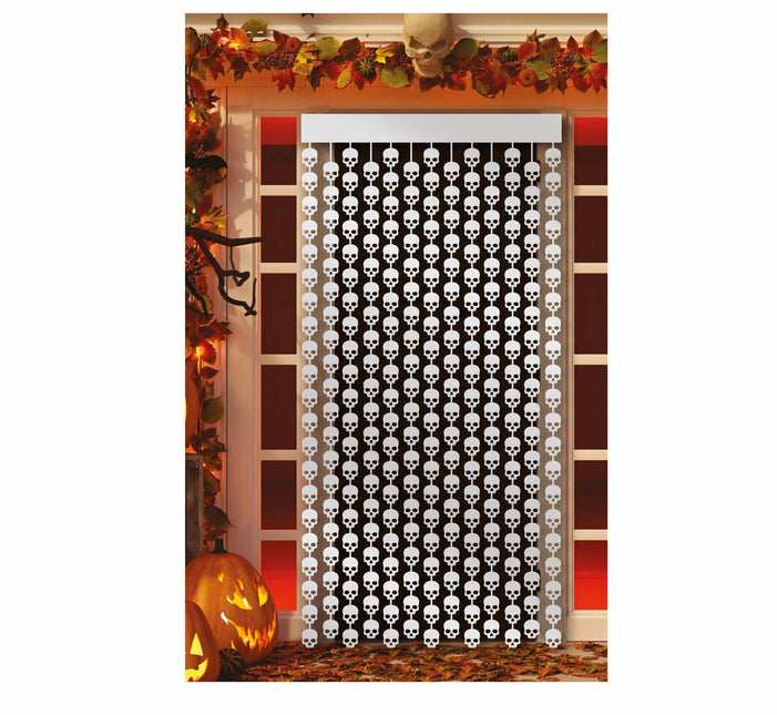 Tenda per porta Halloween Teschi 2m
