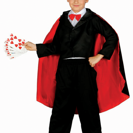Costume da mago bambino nero