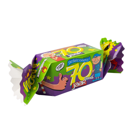 Scatola regalo 70 anni 26 cm