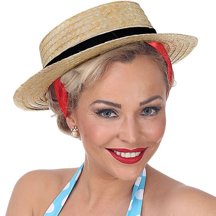 Cappello con fascia nera