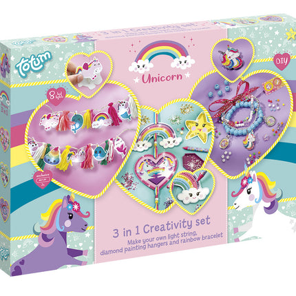 Unicorno 3 in 1 Set di lavoretti