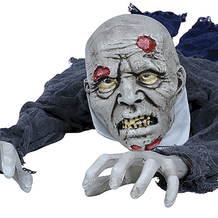 Decorazione da tavolo Halloween Zombie con luci e suoni 1,4 m