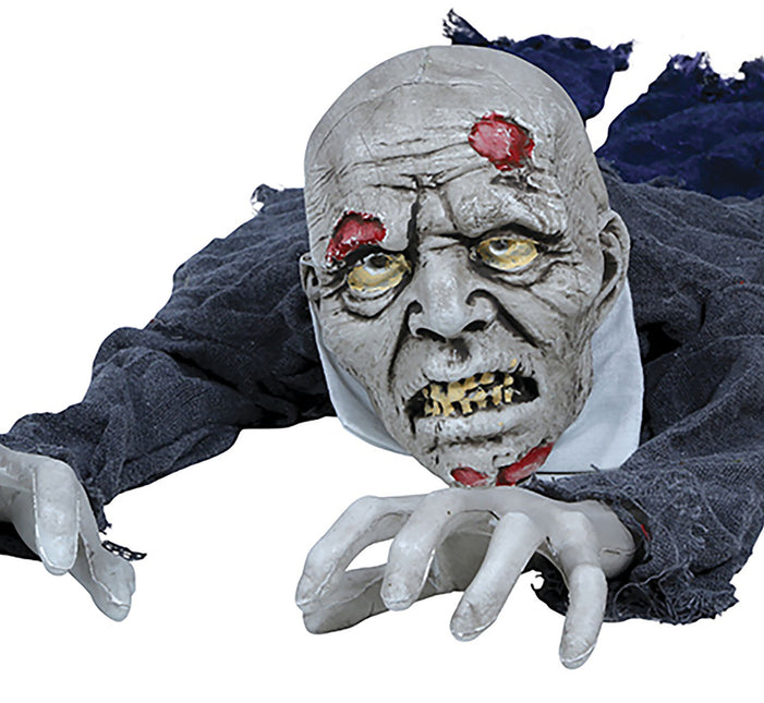 Decorazione da tavolo Halloween Zombie con luci e suoni 1,4 m