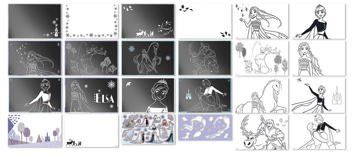 Libro da disegno Frozen