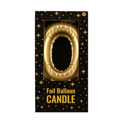 Palloncino a candela in foil oro 0 10cm