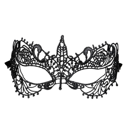 Maschera per gli occhi in pizzo nera