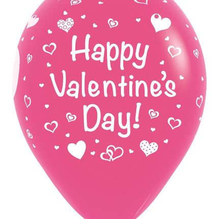 Palloncini Happy Valentines Day Mix 30cm 25pz