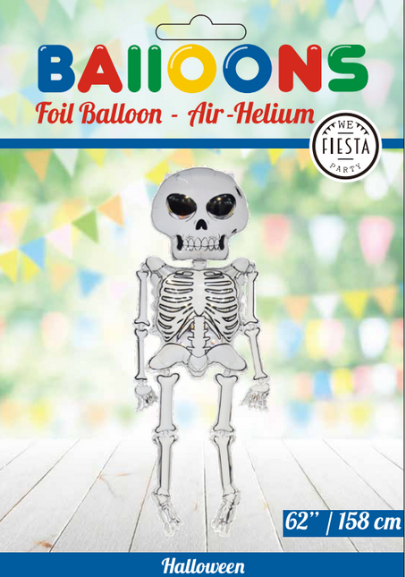 Palloncino ad elio scheletro vuoto 1,58 m