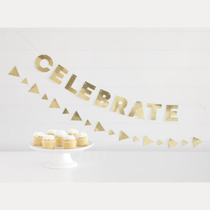 Fionda da lettera Celebrate Gold 2 pezzi