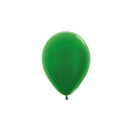 Palloncini Verde metallizzato 12cm 50pz
