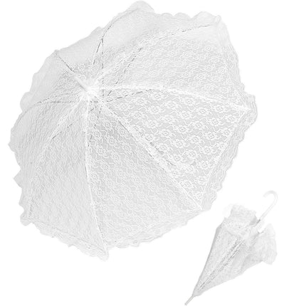 Pizzo ombrello bianco