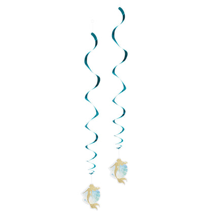 Decorazione da appendere a forma di sirena 85 cm