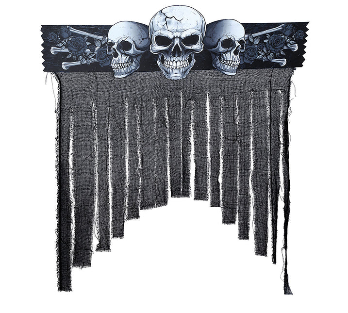 Tenda per porta di Halloween Scheletro