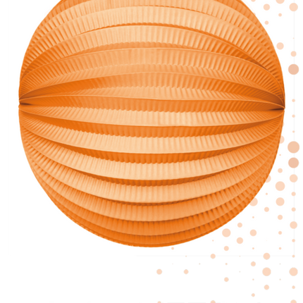 Lampione arancione 25 cm