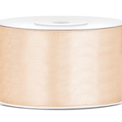 Nastro di raso Vanilla Creme 38mm 25m