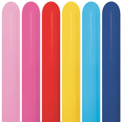 Palloncini da modellare Fashion Mix 7,6cm 152cm 50pz