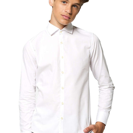 Camicia bianca ragazzo adolescente <tc>OppoSuits</tc>