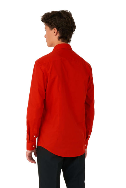 Ragazzo con camicia rossa adolescente <tc>OppoSuits</tc>