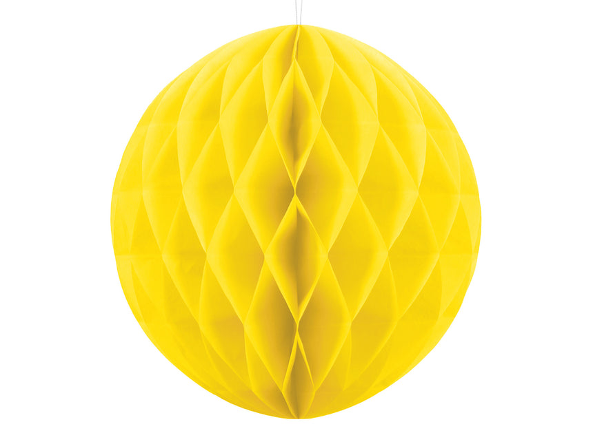 Pallone a nido d'ape giallo 40 cm