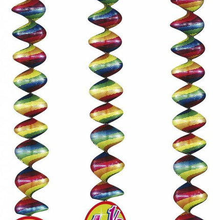 Decorazione da appendere 12,5 anni Decorazione 75 cm 3 pezzi