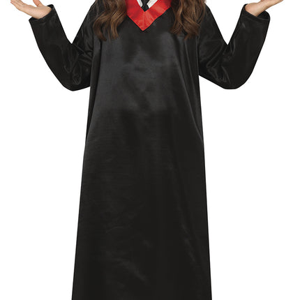 Abito da laurea nero blu bambino