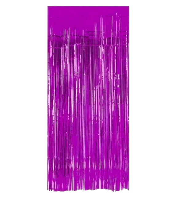 Pellicola per tende da porta viola 2m