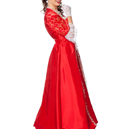 Abito medievale rosso