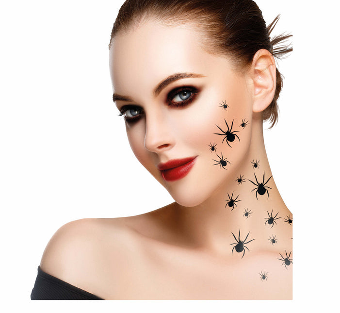 Tatuaggi finti di Halloween Ragni