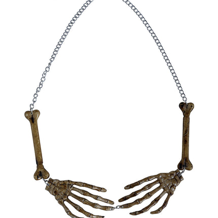 Collana di Halloween Braccia di scheletro
