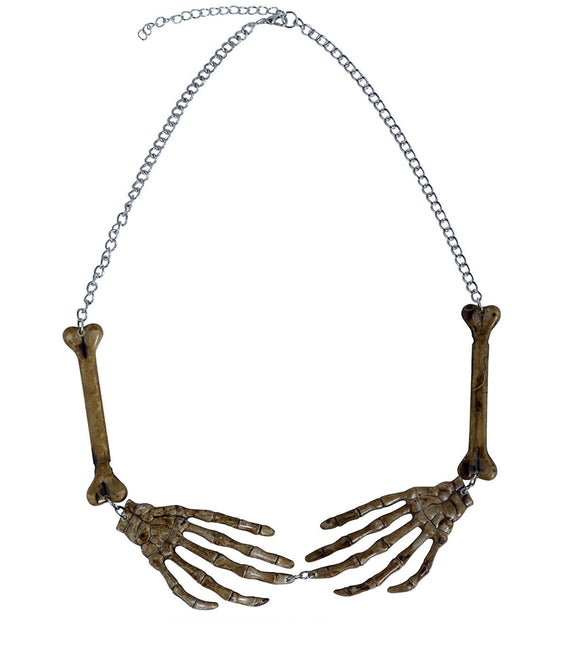 Collana di Halloween Braccia di scheletro