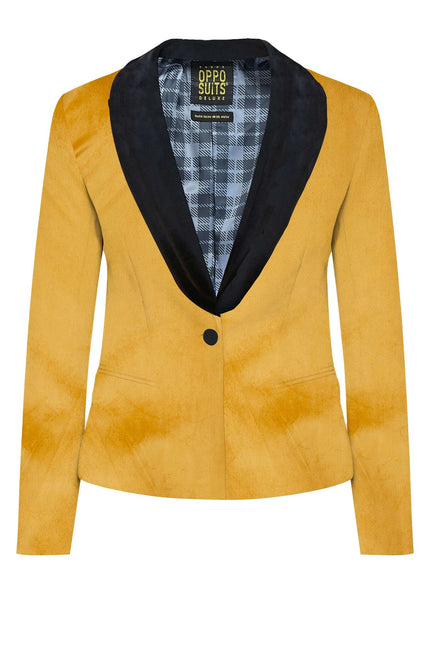 Blazer in velluto oro da donna <tc>OppoSuits</tc>
