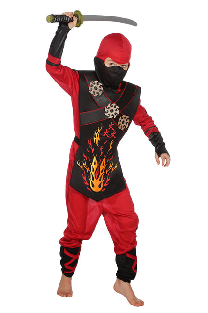 Tuta Ninja Bambino Fuoco