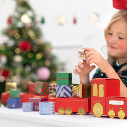 Treno calendario dell'Avvento