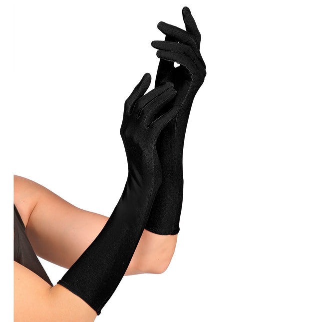 Guanti neri 37 cm