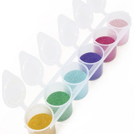 Glitter colorati Unicorno Fine 6 pezzi