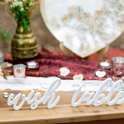 Decorazione da tavolo Wish Table White 40cm