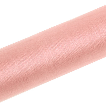 Tessuto Organza Rosa Pastello 16cm 9m