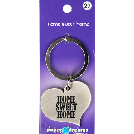 Portachiavi Home Sweet Home 10cm
