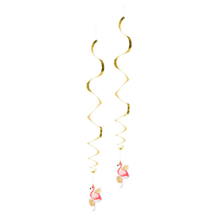 Decorazione appesa Hawaii Fenicottero 85 cm 2 pezzi
