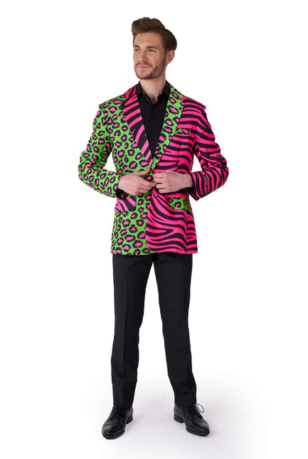 Panther Tiger Neon Blazer Uomo <tc>Suitmeister</tc>