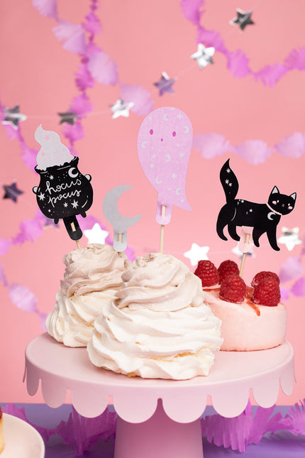 Toppers per cupcake di Halloween 14cm 6pz