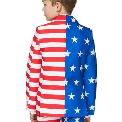 Tuta con bandiera USA Ragazzo <tc>Suitmeister</tc>