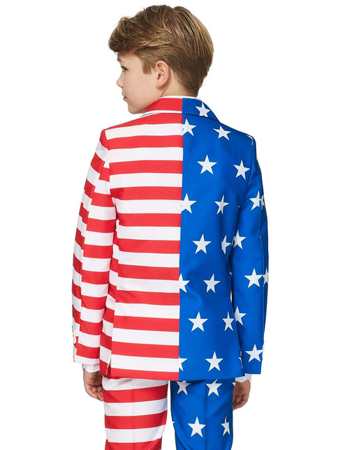 Tuta con bandiera USA Ragazzo <tc>Suitmeister</tc>