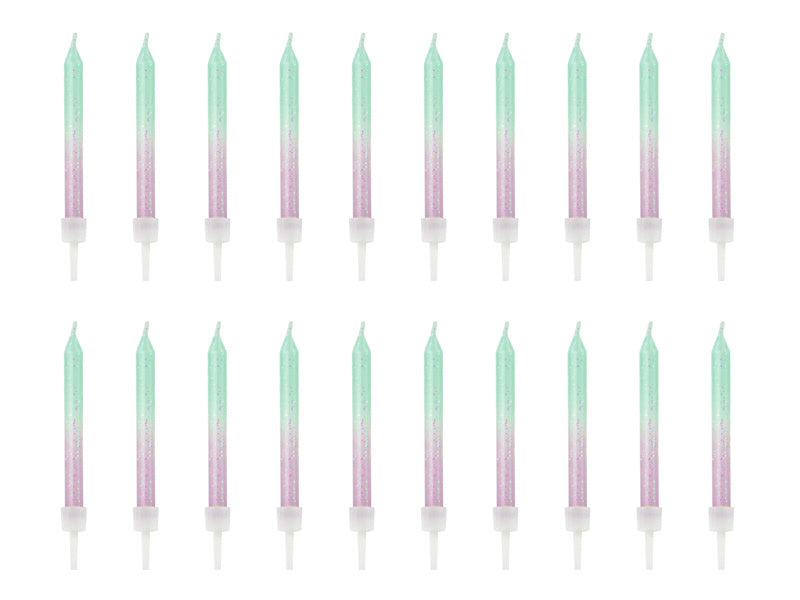 Candele Ombre 6cm 20pz