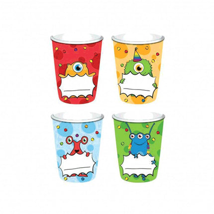 Tazze Monster in cartone da 200 ml 8 pezzi