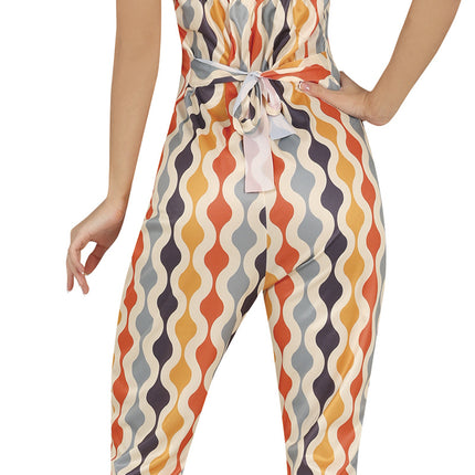 Tuta Disco 70S Colorata Donna